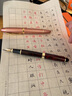 金豪（Jinhao） X450鋼筆金屬成人商務(wù)練字銥金筆書(shū)法美工筆男女商務(wù)辦公用筆明尖 簡(jiǎn)裝（蜘蛛紅） 直尖0.7mm 曬單實(shí)拍圖