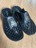 卡帝樂(lè )鱷魚(yú)（CARTELO）夏季透氣人字拖男耐磨夾趾男士拖鞋戶(hù)外露趾男款涼鞋9589 黑色 44 曬單實(shí)拍圖