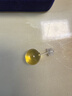 【禮物】滴水成珠 墨西哥藍珀925銀耳釘配銀芯硅膠耳塞凈水無(wú)黑點(diǎn)圓珠琥珀耳環(huán)送媽媽 10-11mm藍珀+925銀耳釘 曬單實(shí)拍圖