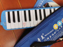 奇美口风琴儿童小学生课堂教学用琴初学练习演奏口吹琴 32键 蓝色 亲情树（软包） 实拍图