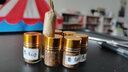 新品帶蓋透明玻璃小藥瓶5ml液體分裝空瓶子硅膠內(nèi)塞防漏旅行食品廚房?jī)?chǔ)物器皿彩虹鳥 22×30( 5ml )金蓋+硅膠內(nèi)塞(10個(gè)） 曬單實(shí)拍圖