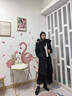 杰遜斯情侶羽絨服男女情侶裝時(shí)尚大毛領(lǐng)冬季加厚中長(zhǎng)款外套男冬裝衣服潮 5009-Y901黑色（單件） S 曬單實(shí)拍圖