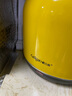 格立高（Geligao）電熱水壺燒水壺開(kāi)水器304不銹鋼電水壺自動(dòng)斷電大容量3-4人家用防濺出水口設計可折疊提手煮茶器 4.2L 檸檬黃 曬單實(shí)拍圖