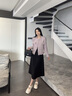 歐時(shí)納（JUST STAR）包包女包2025新款華夫小方包輕奢百搭高級感斜挎包手提包七夕禮物 子夜黑 曬單實(shí)拍圖