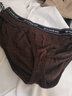 LOOKSEE子彈頭窄襠低腰性感U凸薄款男內褲 三角褲青年透氣竹漿纖維ZN7201 咖啡棕ZN7201-121 L 曬單實(shí)拍圖