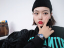 奧尼卡女歐美表英國女士手表時尚簡約玫瑰金鋼帶鑲鉆白貝母腕表石英表 白色貝母面 28mm 曬單實拍圖