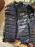 阿瑪尼（ARMANI）男裝羽絨服馬甲羽絨背心超輕外套秋冬 8NPQ06 黑色 XL 曬單實(shí)拍圖
