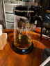 尚明高端磁吸玻璃飄逸杯泡茶壺茶水分離懶人泡茶神器辦公室沖泡茶壺 金灰色500ml+公道杯 曬單實拍圖