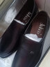 金猴皮鞋男牛皮休閑套腳舒適百搭商務(wù)工作正裝男鞋Q20120A 黑色 40 曬單實(shí)拍圖