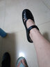 卡帝樂(lè )鱷魚(yú)（CARTELO）拖鞋真皮女士涼鞋包頭夏天平底媽媽休閑洞洞鞋軟底2026年新款夏 黑色 39 正碼 曬單實(shí)拍圖