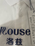 洛兹（Rouse）短袖T恤男纯棉重磅翻领纯色Polo体恤衫2024夏季新款男装半袖 白色 XL/180(建议130-150斤) 晒单实拍图