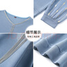 雪夕雪夕媽媽裝春秋款雪紡紗袖上衣服長(cháng)袖大媽衣服小衫女中老年女裝 曬單實(shí)拍圖