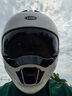BELL復(fù)古頭盔BROOZER戰(zhàn)士組合盔摩托車機(jī)車男女四季全盔防霧夏安全帽 白色 2XL【適合60-62cm頭圍】 曬單實(shí)拍圖