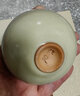 龍泉青瓷陶瓷茶杯品茗杯功夫茶具喝茶單杯乳濁釉豬油凍可養紋路傳世哥窯 米黃釉-禮盒裝 曬單實(shí)拍圖