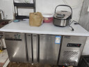 志高（CHIGO）冷藏工作台商用操作台冰柜保鲜工作台厨房操作台奶茶设备平冷水吧台卧式冰箱冰柜冷柜冷藏柜 隐藏黑把手款-1.2*0.6（冷藏） 实拍图