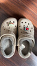 卡駱馳crocs秋冬新品暖棉洞洞鞋男女秋冬款貝雅暖棉拖鞋|205969 茶色/彩色-2ZM(建議買大一碼) 36 /37(220mm) 曬單實(shí)拍圖
