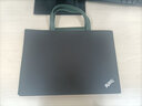 奢頓 蘋(píng)果聯(lián)想電腦包13.3筆記本內膽包MacBook男女款手提時(shí)尚職業(yè)輕便 墨綠色（四層） 14寸 曬單實(shí)拍圖