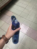 品家家品（PINKAH） 運(yùn)動(dòng)水壺健身夜跑大容量水瓶tritan學(xué)生水杯防漏外出塑料水壺 1000ML暴風(fēng)藍(lán)（吸嘴款） 曬單實(shí)拍圖