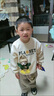 G.DUCKKIDS小黃鴨男童套裝冬裝新款兒童套裝加絨加厚衣服小童男孩休閑兩件套 米白色 90 尺碼1~2歲【 80-90cm】 曬單實拍圖