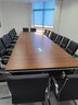 時(shí)仁（ShiRen）大型會(huì )議桌長(cháng)桌椅組合現代簡(jiǎn)約會(huì )議桌 6人8人洽談培訓桌椅接待桌 柚木色 5.5米+20把椅子 曬單實(shí)拍圖