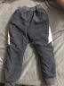 奧米鼠童裝男童加絨休閑褲男孩加厚寶寶運動(dòng)長(cháng)褲幼童小童冬款1-7歲褲子 卡其 130 曬單實(shí)拍圖