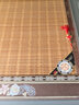 席飾多 【加厚雙面】高檔涼席竹席1.8米雙面可折疊竹藤兩用席子三件套 步步高升竹席【配藤枕套】 1.8米床/180*200cm(反面加厚藤) 曬單實(shí)拍圖