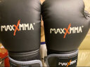 MaxxMMA 5-12岁 散打幼儿少儿小孩拳击专用训练儿童手套黑色6oz 实拍图