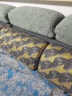 梦娅兹（MENyAZI） 加厚弹力沙发垫套罩四季通用座垫套子组合沙发套沙发笠保护套罩 QT小树叶-豆绿 大头枕 适用宽20-35cm*长65-95cm 实拍图