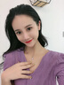 朵菲【一克拉莫桑鉆】四葉草項鏈女情人節(jié)禮物生日禮物送女友送老婆 一克拉莫桑鉆項鏈【免費刻字】 曬單實拍圖