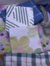 洁丽雅（Grace）床单单件纯棉床笠罩学生宿舍冬季床罩床垫保护罩 花季160*230cm 实拍图