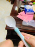 美帝亞陶瓷家用調羹刮泥勺刮蘋果泥勺子兒童餐具輔食工具水果泥喂養(yǎng)飯勺 陶瓷挖泥勺藍色-（帶便攜盒） 曬單實拍圖