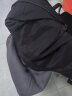 南极人外套男春秋季潮流韩版宽松休闲衣服男装潮牌假两件工装连帽夹克男 WT152-黑色-常规 2XL 实拍图