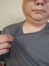 BINYUXD【高品質(zhì)三件】莫代爾棉冰絲t恤男士短袖夏季純色打底體恤衫速干T 1.白+黑+鐵灰 4XL (建議160-180斤 ) 曬單實拍圖