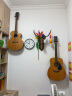 青歌 吉他挂钩墙壁挂架贝斯吊架 小提琴架 吉他架 墙挂式支架 壁挂架 木质底座挂钩（1盒2个） 实拍图