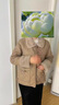 啄木鳥媽媽裝冬外套時尚短款羽絨棉服洋氣高貴加厚小棉衣中老年女裝棉襖 卡其色 3XL 建議120-135斤 曬單實拍圖
