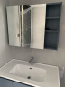 九牧（JOMOO）浴室柜陶瓷一体盆极简奶油风洗脸盆柜组合100cm A2718-168W-1 实拍图