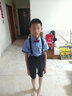 小熊精靈（xiaoxiongjingling）男童西服兒童背帶套裝夏季短袖西裝花童禮服帥氣男孩鋼琴學(xué)生主持 LF997藍色4(襯衫短褲領(lǐng)結背帶) 160碼(建議高150左右) 曬單實(shí)拍圖