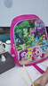 酷奇袋鼠奇妙萌可書(shū)包閃亮寶石愛(ài)心小學(xué)生1-4年級女孩公主甜心幼兒園背包 22小號適合幼兒園+文具 曬單實(shí)拍圖