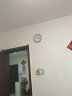 康巴丝（Compas） 挂钟走时客厅办公室钟表挂墙简约创意时钟时尚石英钟现代挂表 3018红色 实拍图