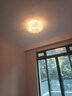 思洛迪 客廳燈LED吸頂燈 歐式水晶燈圓形餐廳臥室燈具燈飾 直徑60 高26 二層配三色LED遙控器 曬單實(shí)拍圖