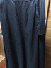 無(wú)印良品 MUJI 女式 法國亞麻 寬擺裙 BEK03C1S 深灰色 L 曬單實(shí)拍圖