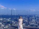 皮爾卡丹（pierre cardin）純欲鏤空連衣裙女夏季三亞旅行穿搭沙灘裙性感辣妹海邊度假吊帶裙 白色 S 曬單實(shí)拍圖