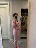 貓人純棉月子服秋冬產(chǎn)后喂奶哺乳孕婦睡衣女春秋款懷孕產(chǎn)婦家居服套裝 7585粉色 2XL (建議140-160斤) 曬單實(shí)拍圖