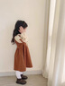 G.DUCKKIDS女童連衣裙春秋款2025新款兒童秋裝裙子公主裙韓版洋氣女孩秋裝 蝴蝶結小方領(lǐng) 120 cm 曬單實(shí)拍圖
