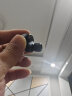 Masentek 耳机耳帽耳塞套头 适用于索尼SONY WF-1000XM4降噪豆蓝牙耳机XM5 记忆海绵原配件装入耳式硅胶黑中 实拍图