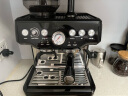 Breville铂富 家用咖啡机 研磨一体机 电动磨豆 意式进口 半自动 现磨 办公室 奶泡 BES876 海盐白 实拍图