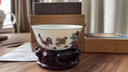 三勤堂茶杯陶瓷品茗杯 景德鎮(zhèn)茶具功夫茶杯 復(fù)古明成化斗彩手繪雞缸杯 【仿原版】至尊版雞缸杯-合格品 曬單實(shí)拍圖