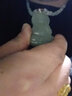 美脂潤 和田玉觀音吊墜男款 寶瓶觀音玉墜玉觀世音菩薩玉石掛件附證書 淺青大款 約50*35mm 曬單實拍圖