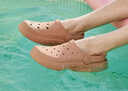 斯凱奇（Skechers）洞洞鞋女款夏季透氣防滑拖鞋涼鞋沙灘休閑鞋111514 桃粉色/PCH 39 曬單實拍圖