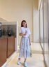 艾柔丹連衣裙女裝夏裝碎花裙夏天衣服減齡套裝兩件套裙子女夏季2025新款 圖片色 S 曬單實拍圖